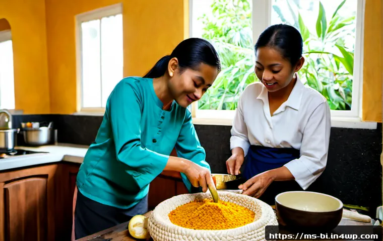 슬로우 푸드를 통한 식생활 개선 사례 - Photorealistic Malaysian family preparing a wholesome slow-food dinner in a warm home kitchen, grand...